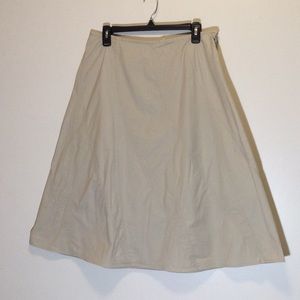Covington stretch size 14 tan skirt